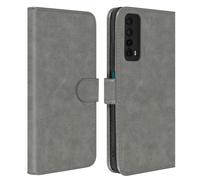 Étui Huawei P smart 2021 Protection avec Porte-carte Fonction Support Gris