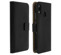 Étui Huawei P20 Lite Housse cuir portefeuille clapet coque silicone noir