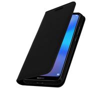 Etui Huawei P20 Lite Housse Cuir Portefeuille Fonction Support - Noir