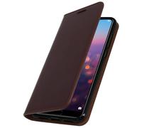 Etui Huawei P20 Pro Housse Cuir Portefeuille Fonction Support - Marron