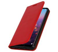 Etui Huawei P20 Pro Housse Cuir Portefeuille Fonction Support - Rouge