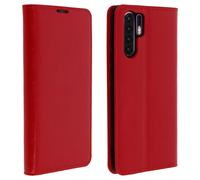 Étui Huawei P30 Pro Housse Cuir Portefeuille Support Vidéo rouge