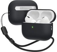 Étui hybride Elago Liquid avec lanière en nylon pour AirPods Pro 2 noir