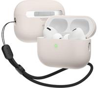 Étui hybride Elago Liquid avec lanière en nylon pour AirPods Pro 2 Stone