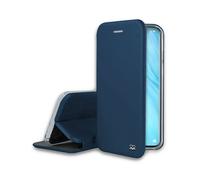 Ibroz Etui en cuir bleu pour Oppo Reno 4 Pro