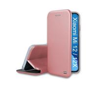 Ibroz Etui folio en cuir rose gold pour Xiaomi 12/12x