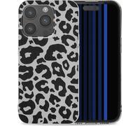 imoshion imoshion Coque Design iPhone 15 Pro Leopard / Noir Dorée