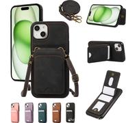 Étui INF pour iPhone 12/12 Pro avec porte-cartes et sangle anti-perte