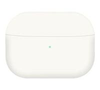 Etui Intégral pour AirPods Pro et Pro 2 Silicone Soft-touch Compatible Qi Blanc