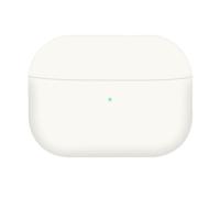 Étui Intégral pour AirPods Pro et Pro 2 Silicone Soft-touch Compatible Qi Blanc