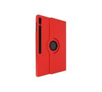 Etui Integrale pour Galaxy Tab S8 Ultra avec Support Orientation 360° Rouge