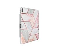 Etui Intégrale pour iPad Air 13 2024 / 2025 / 2026 avec Rabat Support Blanc / Rose