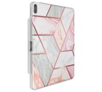 Étui pour iPad Air 13 2024 / 13 2025 / 13 2026 intégrale avec Rabat Support Blanc / Rose