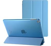 Étui intelligent pour Apple iPad Air 2/2ème génération A1566 A1567 avec fonction veille/réveil magnétique automatique (bleu clair)