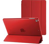 Étui intelligent pour Apple iPad Air 2/2ème génération A1566 A1567 avec fonction veille/réveil magnétique automatique (rouge)