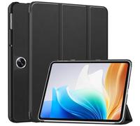 Étui intelligent pour OnePlus Pad Go 2023 11,4" avec support à trois volets, dos rigide en cuir pour OnePlus Pad Go/Oppo Pad One/Oppo Pad Air2 11,4" avec fonction veille/réveil automatique (noir)