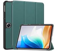 Étui intelligent pour OnePlus Pad Go 2023 11,4" avec support à trois volets, dos rigide en cuir pour OnePlus Pad Go/Oppo Pad One/Oppo Pad Air2 11,4" avec fonction veille/réveil automatique (vert)