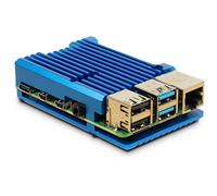 Étui Inter-Tech 88887360 pour carte de développement Raspberry Pi – Dimensions 86 × 56 × 23 mm – Compatible Raspberry Pi – Couleur bleu