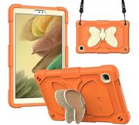 Étui iPad 10,2" - NIKCORP - Support papillon - Bandoulière orange - Protection robuste - Design ergonomique