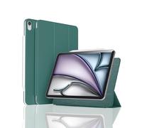 EVETANE Etui iPad Fixation Magnétique vert pour iPad Air 11 (2024) M2