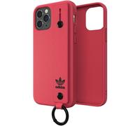 Etui iPhone 12/12 Pro Adidas - Hand Strap case różowy uchwyt plecki TPU