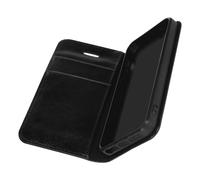 Étui iPhone 5 / 5S / SE en cuir veritable et finition surpiqué - Noir