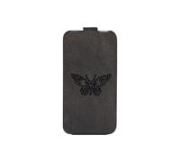 Etui iPhone 5 en cuir noir ZADIG & VOLTAIRE - Rabat souple - Protection élégante
