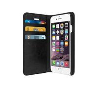 Coque et étui téléphone mobile Avizar Etui iPhone 6 iPhone 6s en simili cuir et finition surpiqué - Noir