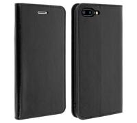 Etui iPhone 7 Plus / iPhone 8 Plus Housse Cuir Clapet Portefeuille - Noir