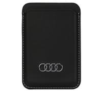 Étui iPhone MagSafe en cuir Audi noir