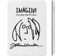 Étui John Lennon Pour Ipad 2020 (10.2in) Avec Porte-Stylo, Résistant Aux Chocs, Mise En Veille/Réveil Automatique, Coque De Protection Transparente À Trois Volets, Personnage D'anime
