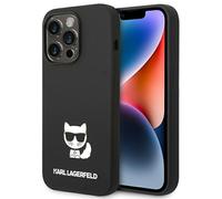 Karl Lagerfeld KLHCP14XSLCTBK Coque Rigide pour iPhone 14 Pro Max 6,7" Noir/Noir