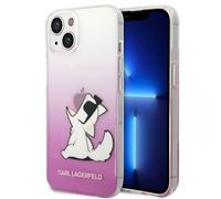 Etui Karl Lagerfeld do iPhone 14 Plus 6,7 hardcase ró?owy/pink Choupette Fun