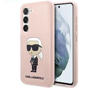 Etui silicone Karl Lagerfeld Ikonik, rose - Samsung Galaxy S23