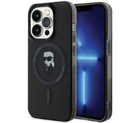 Étui Karl Lagerfeld Ikonik MagSafe pour iPhone 14 Pro, noir