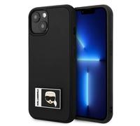 Étui Karl Lagerfeld Ikonik Patch pour iPhone 13 mini, noir