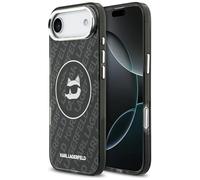 Etui Karl Lagerfeld IML Choupette Head Logo MagSafe do iPhone Air czarny