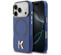 Étui Karl Lagerfeld IML K Head Logo MagSafe pour iPhone 17 Pro, bleu