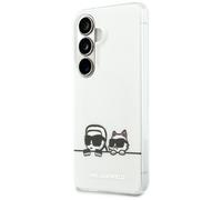 Étui Karl Lagerfeld IML Peekaboo Karl&Choupette MagSafe pour Samsung Galaxy S26, transparent