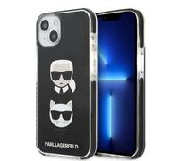 Étui Karl Lagerfeld Karl&Choupette Head pour iPhone 13, noir