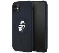 Étui Karl Lagerfeld Karl & Choupette MagSafe pour iPhone 11/XR, noir