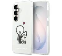 Étui Karl Lagerfeld Karl&Choupette MagSafe pour S26, transparent