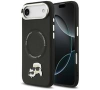Etui Karl Lagerfeld Karl & Choupette Pins MagSafe do iPhone Air czarny