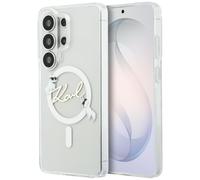 Étui Karl Lagerfeld KC Script MagSafe pour S26 Ultra, transparent