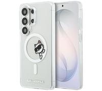 CG MOBILE Karl Lagerfeld IML Guck-Guck Choupette Compatible avec MagSafe Coque pour Samsung Galaxy S26 Ultra (transparent)