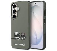 CG MOBILE Karl Lagerfeld IML Guck-Guck Karl & Choupette Coque compatible avec MagSafe pour Samsung Galaxy S26 (Noir)