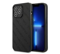Étui Karl Lagerfeld Perforated Allover pour iPhone 13 Pro, noir