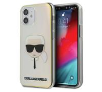 Étui Karl Lagerfeld pour iPhone 12 mini « Karl's Head Iridescent »