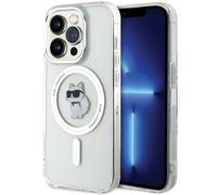 Étui Karl Lagerfeld pour iPhone 14 Pro 6.1 transparent étui rigide IML Choupette MagSafe