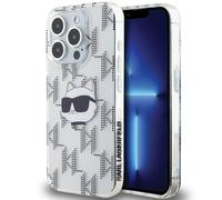 IML Choupette Tête et monogramme - Coque pour iPhone 15 Pro (Transparent)